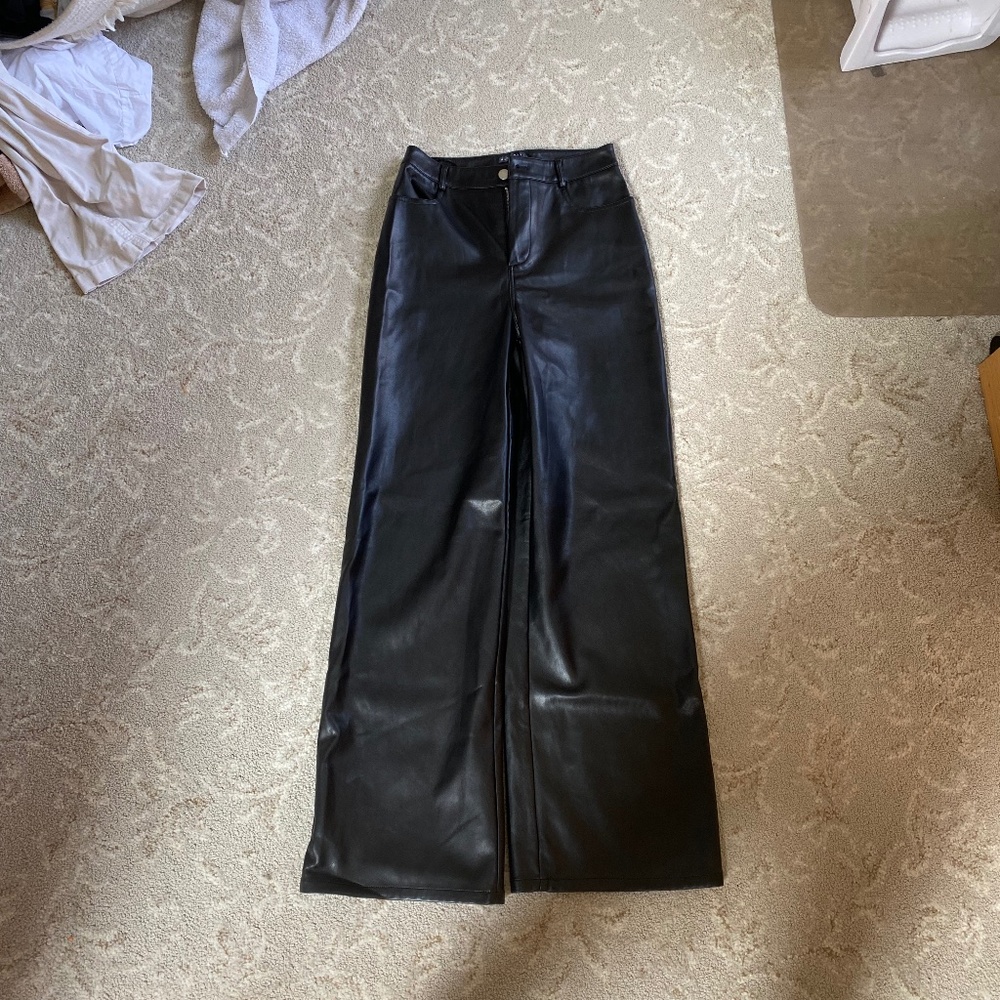 Black Leather Pants